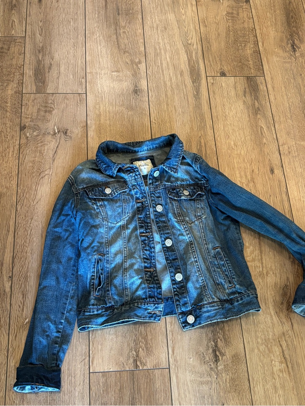 EUC Med Mudd Blue Denim Jacket
